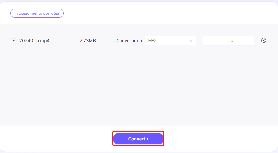 guía en línea para convertir grabaciones de pantalla a mp3 3