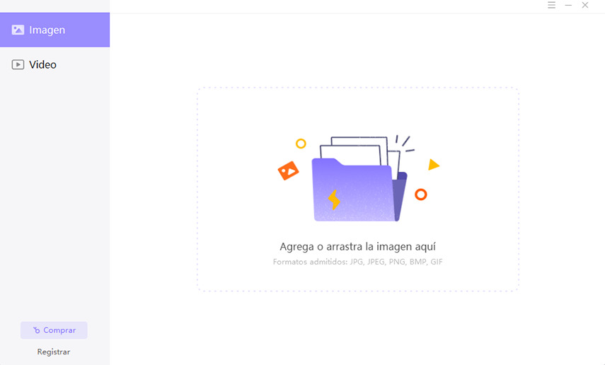 añadir imagen a hitpaw compressor