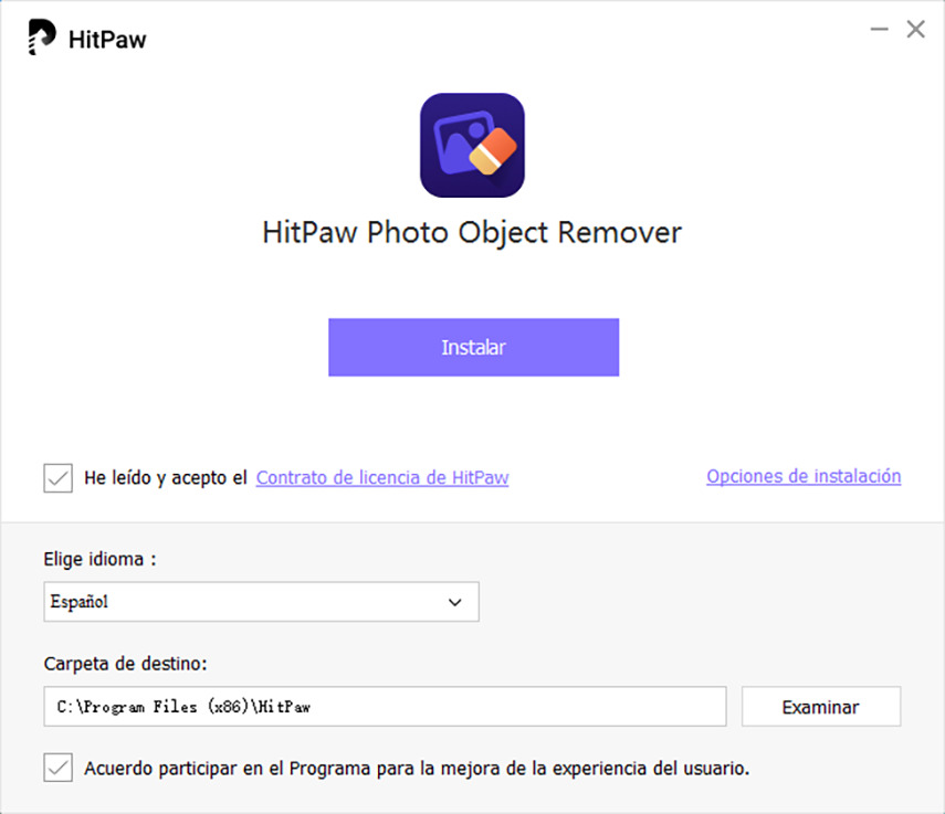 HitPaw Photo Object Remover instal