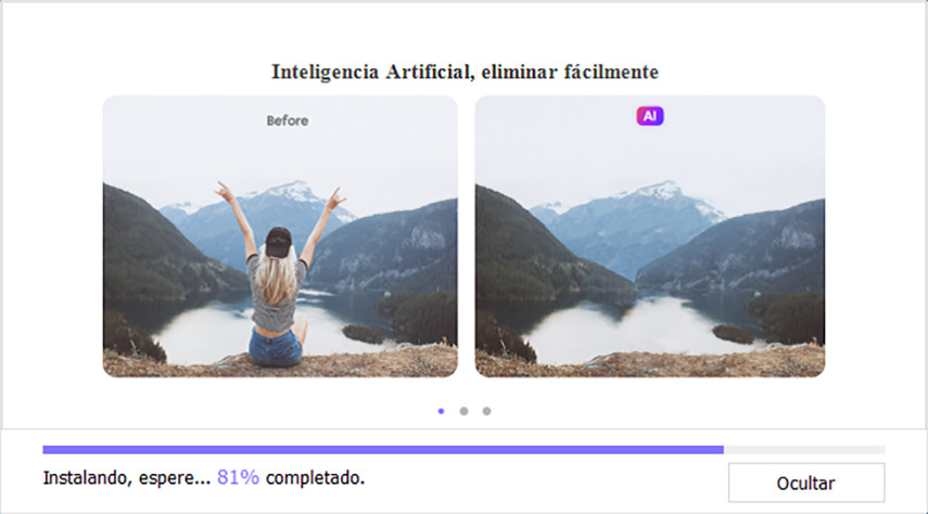 instalando hitpaw photo object remover