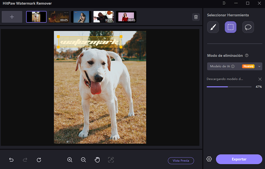 ia eliminador de foto descargando