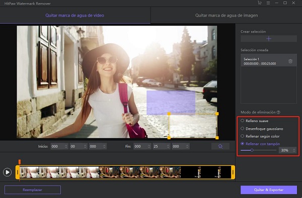 HitPaw Watermark Remover seleccionar el vídeo