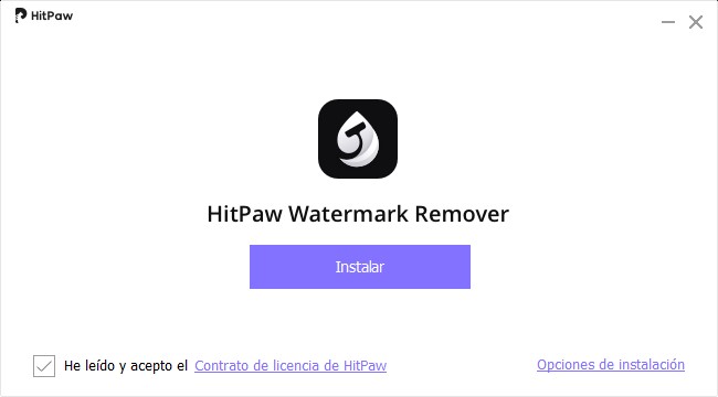 hitpaw watermark remover instalar