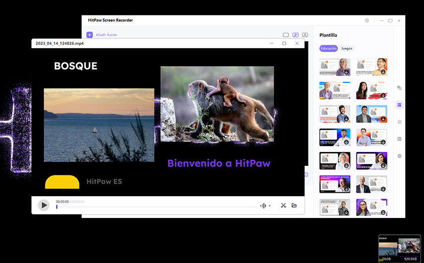 trim recorded webcam videos