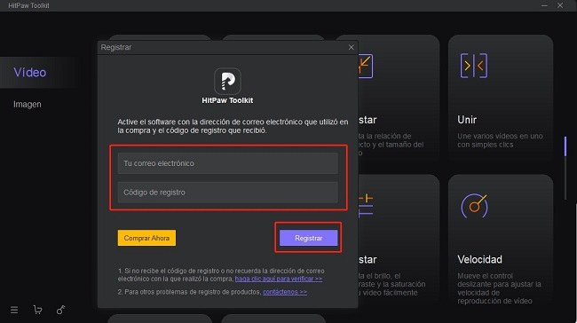 hitpaw toolkit click registrar