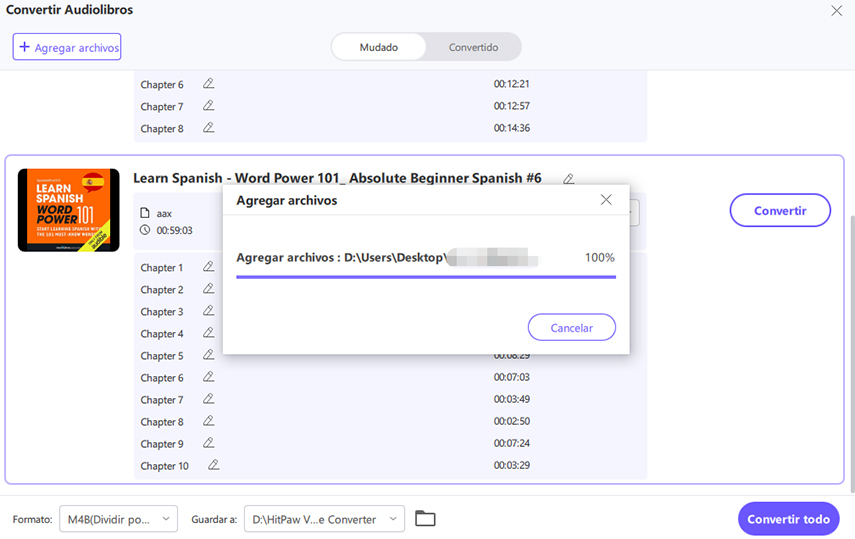 añadir archivos a hitpaw video converter