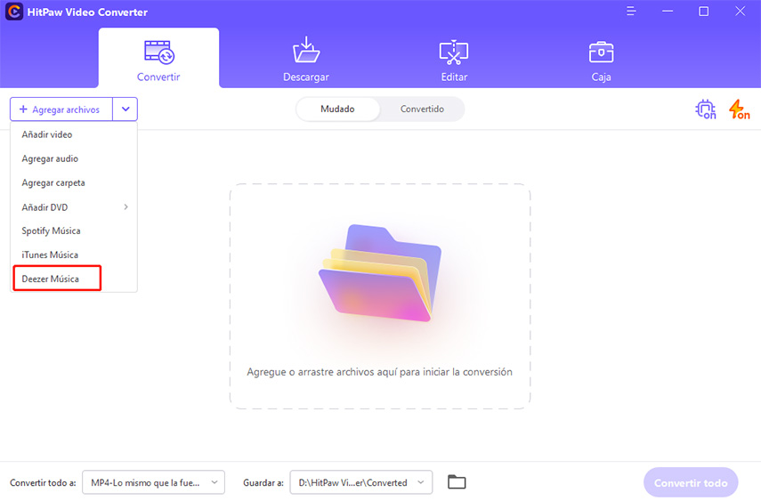 deezer música convertidor