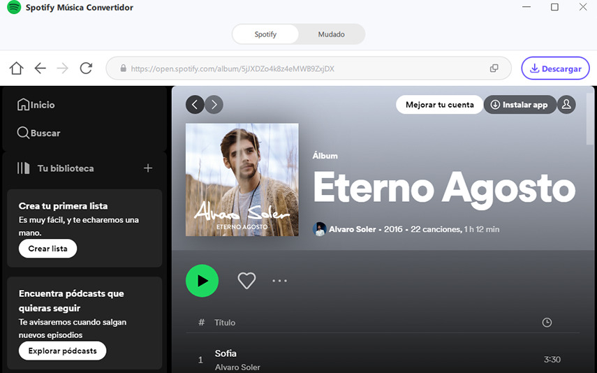 download spotify album