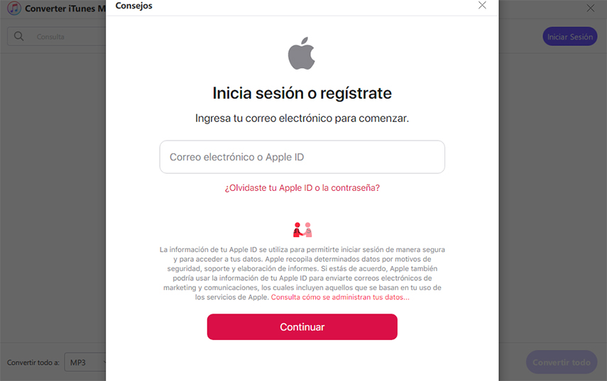 analizar iTunes música para descargar