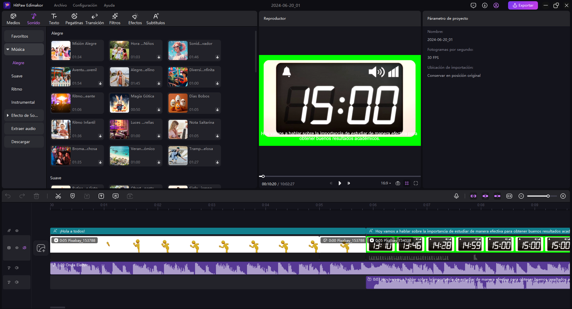 usa hitpaw edimakor para reemplazar el audio en el video