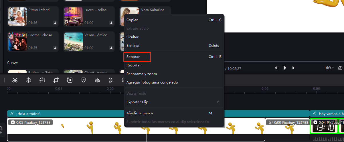 usa hitpaw edimakor para reemplazar el audio en el video