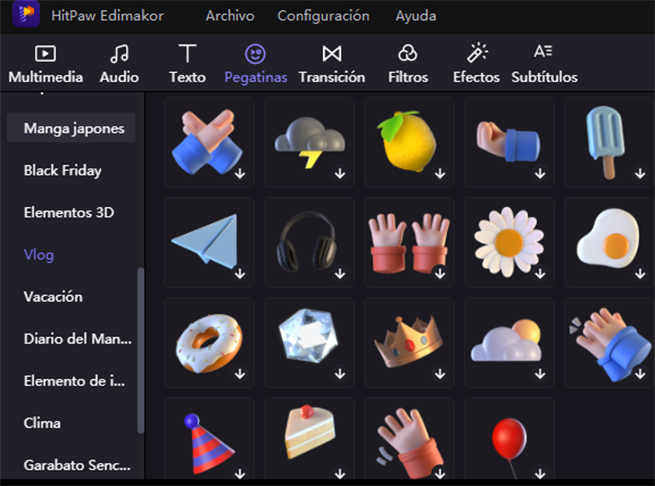 hitpaw stock media library