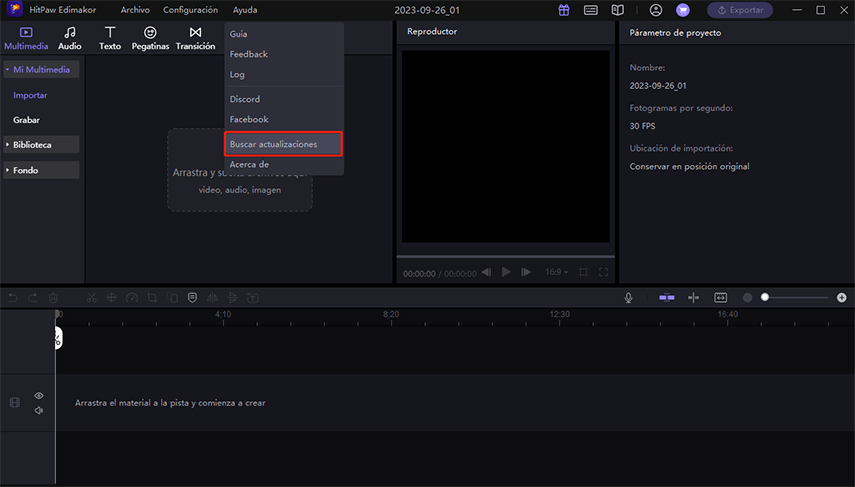 actualizar hitpaw edimakor