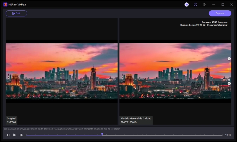 mejorar la calidad del video del gato