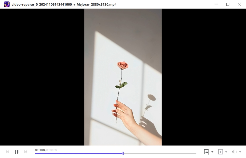 reproducir el video coloreado