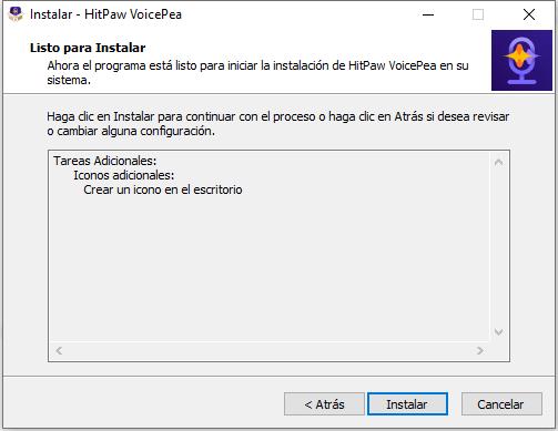 iniciar HitPaw VoicePea