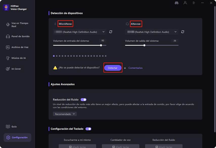 Funciones de HitPaw Voice Changer