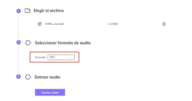 extraer audio paso2