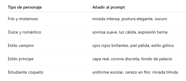 Creando personaje visual con ChatGPT prompts