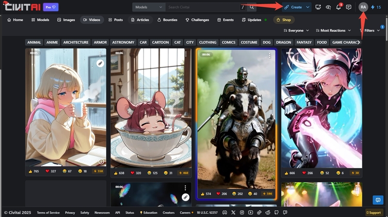 iniciar sesion en civitai