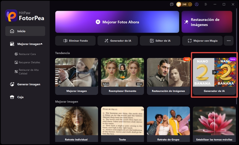hitpaw fotorpea alternativa para usar nano banana pro sin limites