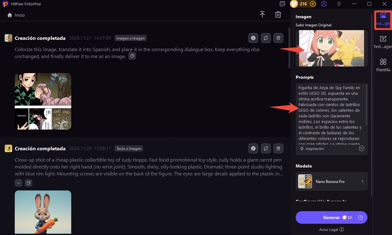 hitpaw fotorpea alternativa para generar imagenes con nano banana pro