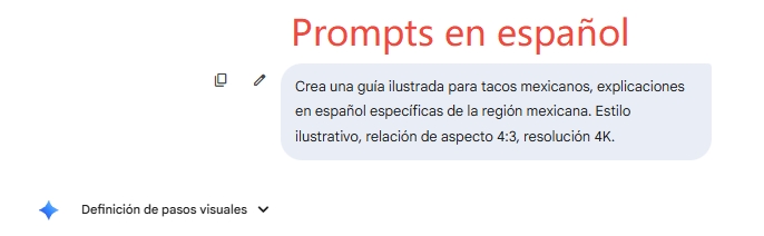 nanobanana pro aprender prompts en español