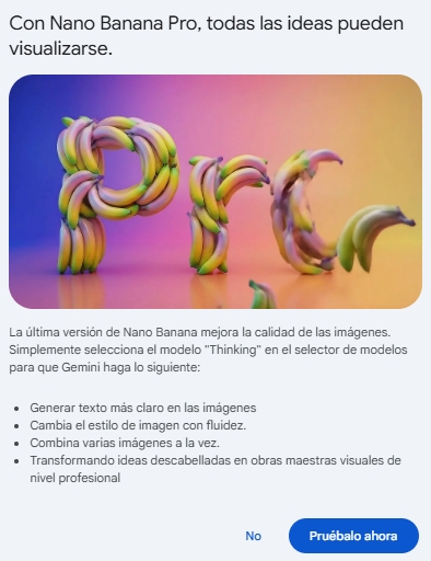 qué hay nuevo en nano banana pro