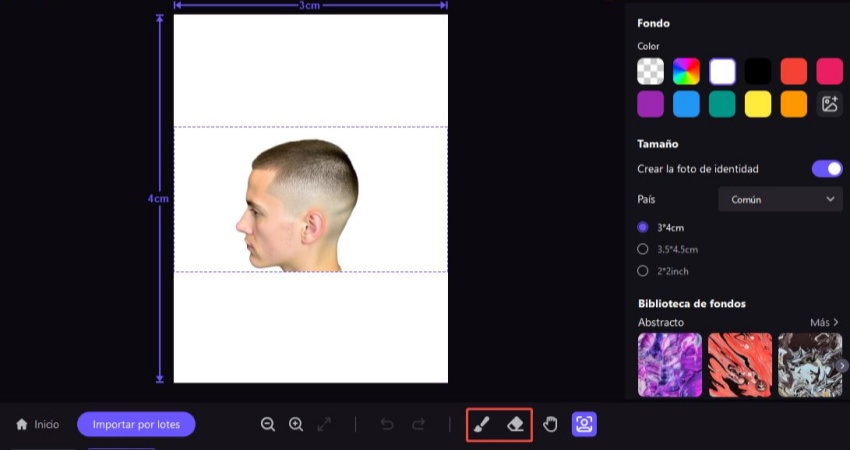 modificar tu recorte de caras con herramientas manuales