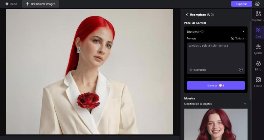 aplicación para cambiar el color de un objeto en una foto gratis