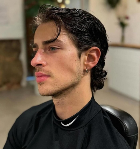 french crop con flequillo largo Manu Ríos