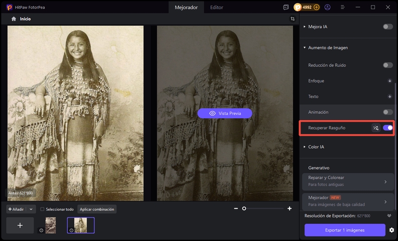 fotorpea elegir modelo recuperacion reparar fotos
