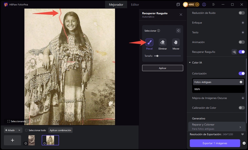 fotorpea modelo recuperacion reparar fotos picel