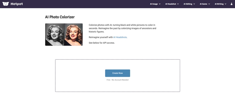 hotpot ai reparar fotos antiguas online