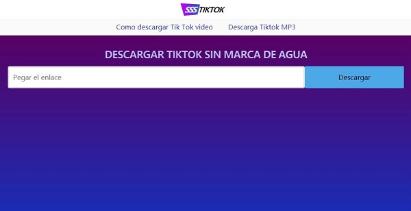 descargar audio con SSS TikTok