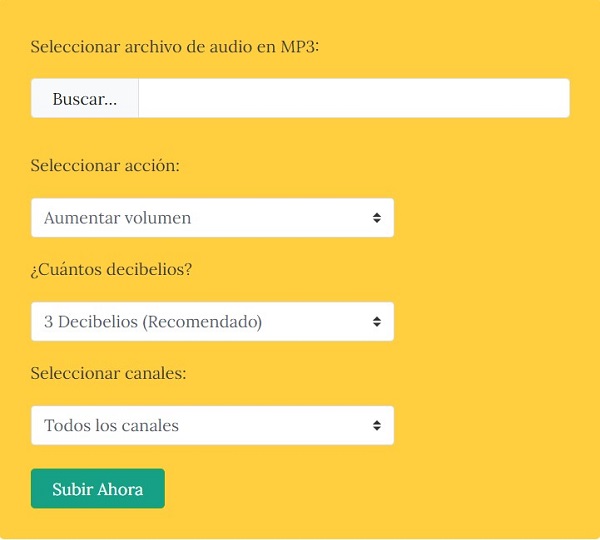 6 herramientas online y PC para Aumentar el Volumen de MP3