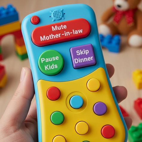 Control remoto de broma para familiares