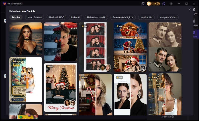 fotorpea plantilla navideñas