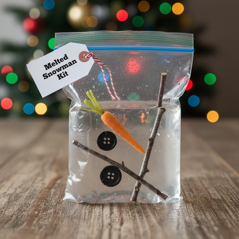Kit de broma hombre de nieve derretido