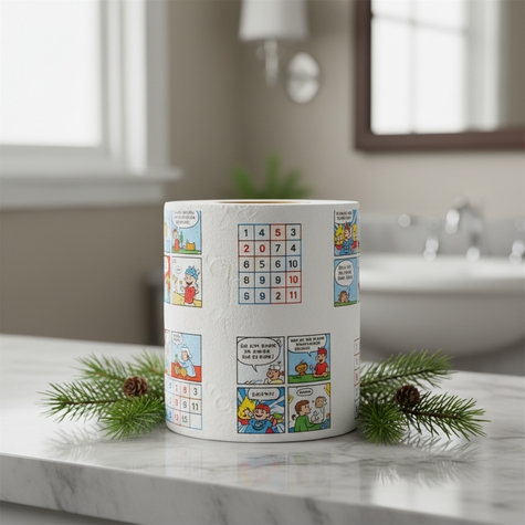 Papel higiénico con chistes navideños divertidos