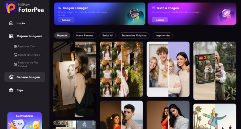 como acceder al generador de ia de hitpaw fotorpea