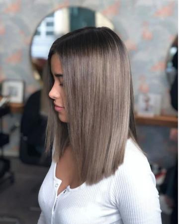 corte bob largo