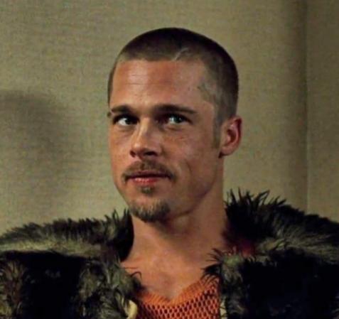 buzz cut foto de brad pitt