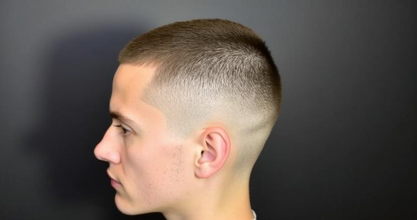 foto de buzz cut clasico