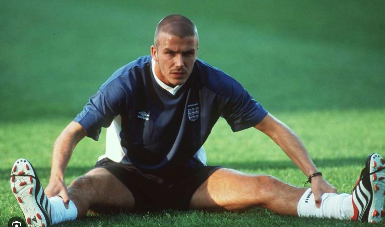 buzz cut foto de david beckham