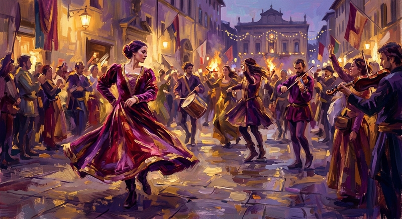 dibujo de semana santa óleo impresionista