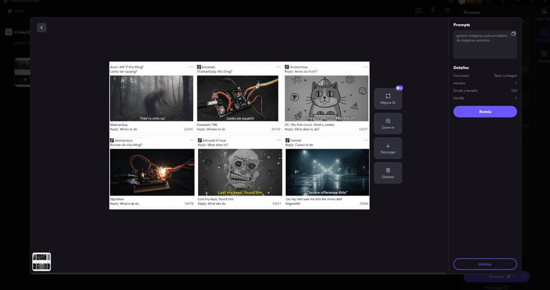 exportar imágenes para tableros de imágenes anónimos