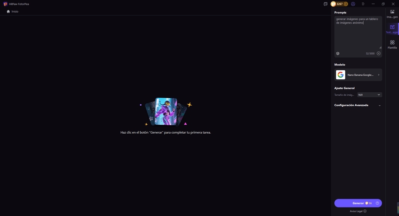 generar contenido para tablero de imágenes anónimo