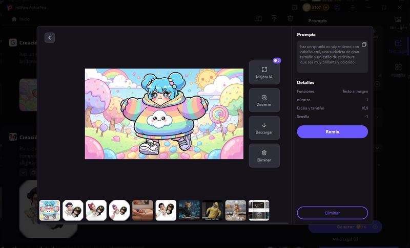 generación de personaje oc en fotorpea