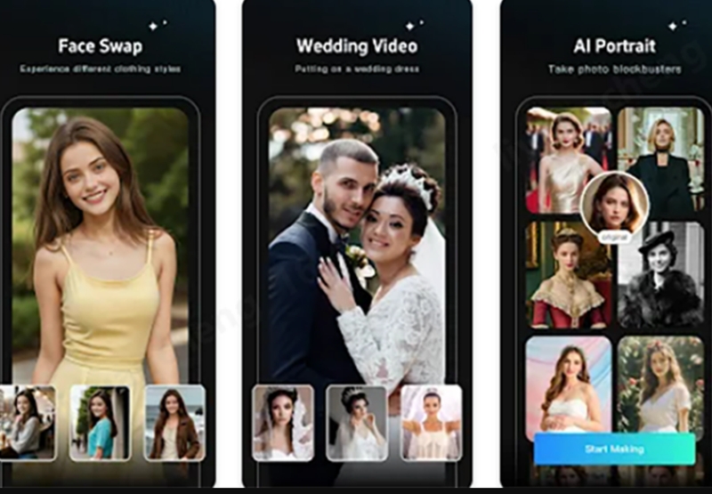 FacePlay - herramienta de reemplazo de IA en video para android 